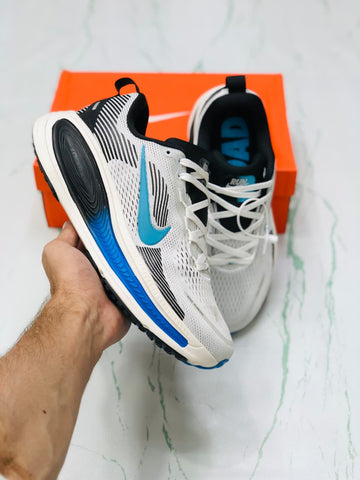 NIKE VOMERO 18 WHITE BLACK BLUE COLORWAY