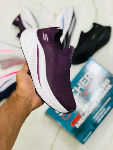 SKECHERS ARCHFIT PLUM FOR WOMEN