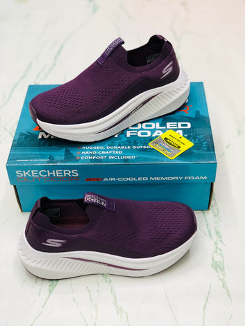 SKECHERS ARCHFIT PLUM FOR WOMEN
