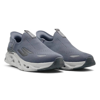 SKECHERS HANDS FREE SWIRL X TECH SLIP INN ( GRAY )
