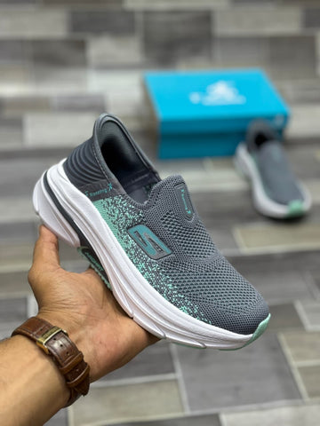 ARCH FIT SLIP-ON SKECHERS ( GRAY )