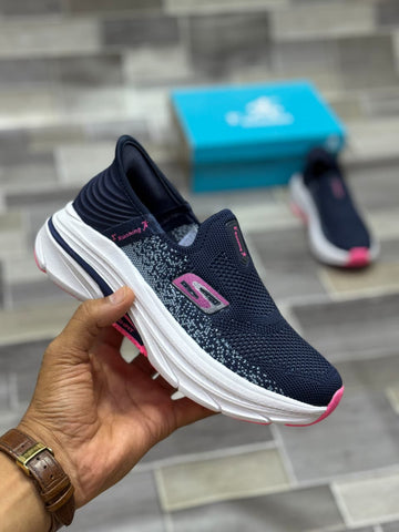 ARCH FIT SLIP-ON SKECHERS ( NAVY BLUE )