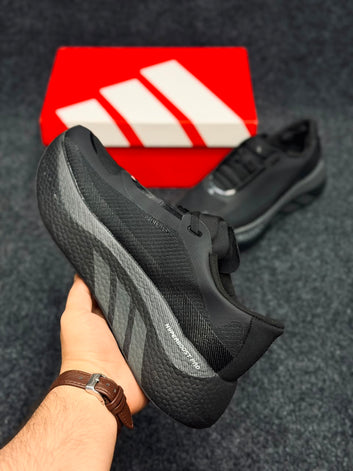 ADIDAS HYPERBOOST EDGE ( CORE BLACK AND CORBON)