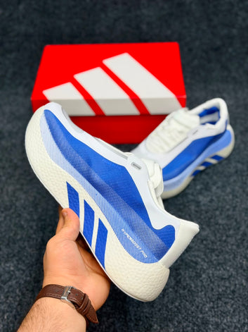 ADIDAS HYPERBOOST EDGE ( WHITE AND BLUE)