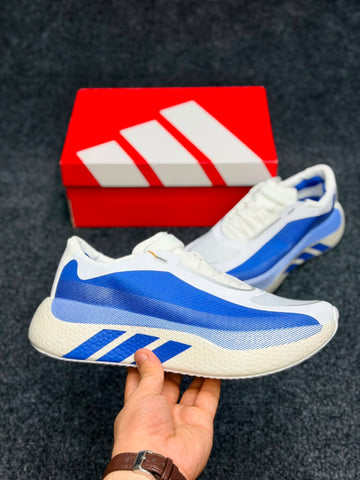 ADIDAS HYPERBOOST EDGE ( WHITE AND BLUE)