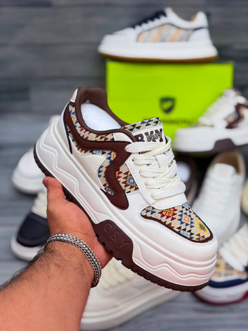 INFINITY WALK SNEAKERS ( INTRICATE PATTERNED )