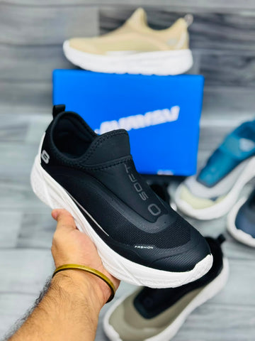 LI-NING SKECHERS ( BLACK & WHITE )