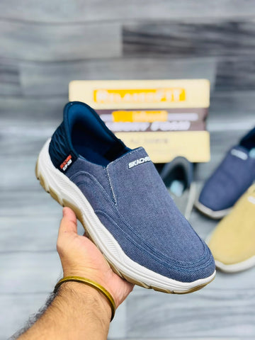 GOOD YEAR SKECHERS SLIP-INN ( BLUE )