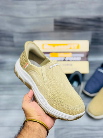 GOOD YEAR SKECHERS SLIP-INN ( KHAKHI )