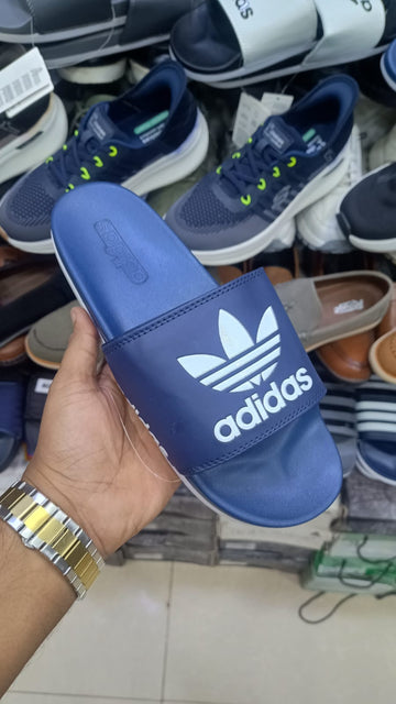 ADILETTE COMFORT SLIDES ( BLUE )