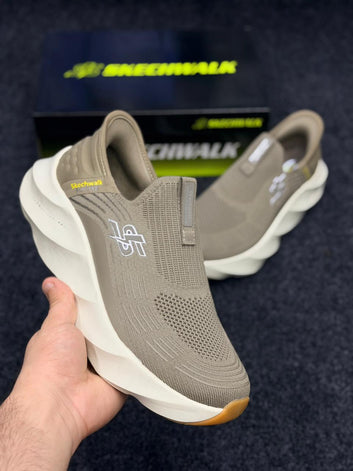 SKECHERS CARBON INFUSED SLIP-INS ( GRAY )