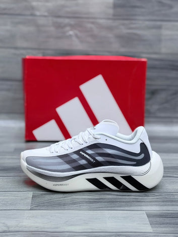 ADIDAS HYPERBOOST EUPHORIA LT ( SLEEK WHITE AND GREY WAVY )
