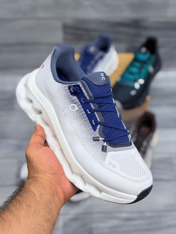 ON CLOUDTILT RUNNING SHOE ( WHITE & BLUE )