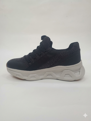 D LUX WALKKER AND SKECHERS BLACK