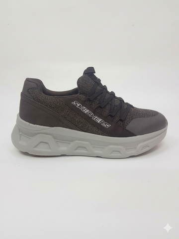 D LUX WALKKER AND SKECHERS BROWN