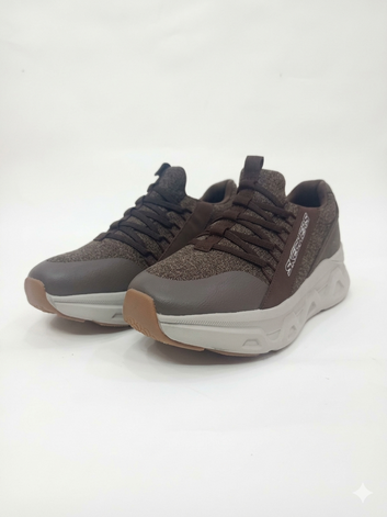 D LUX WALKKER AND SKECHERS BROWN